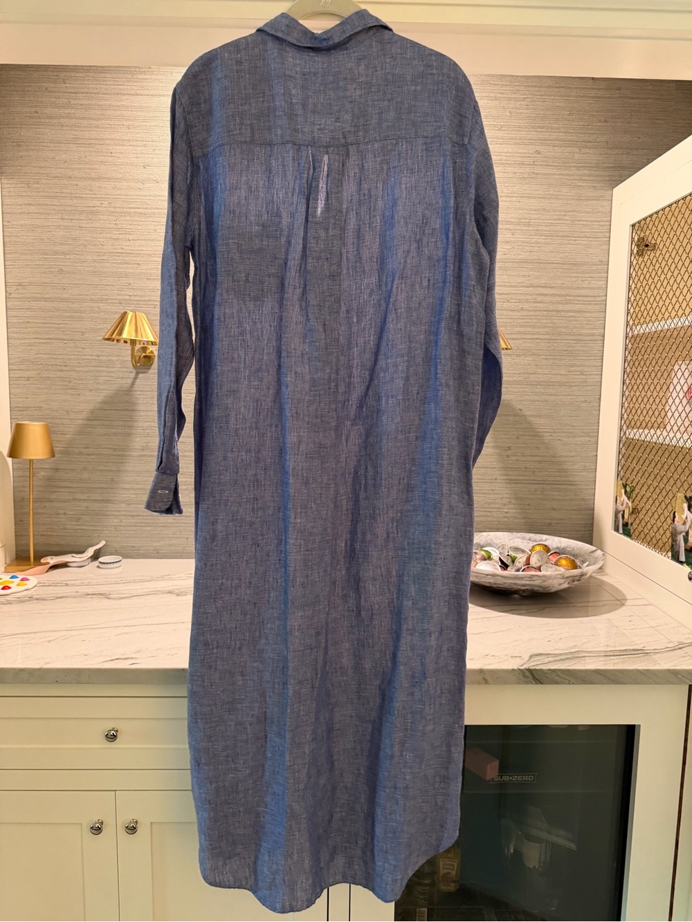 Frank & Eileen Rory Button-Down Linen Shirt Dress - Picture 3 of 4